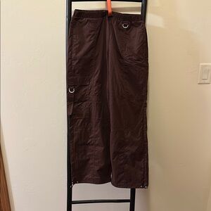 Vanilla Star Brown Cargo Pants Relaxed Fit